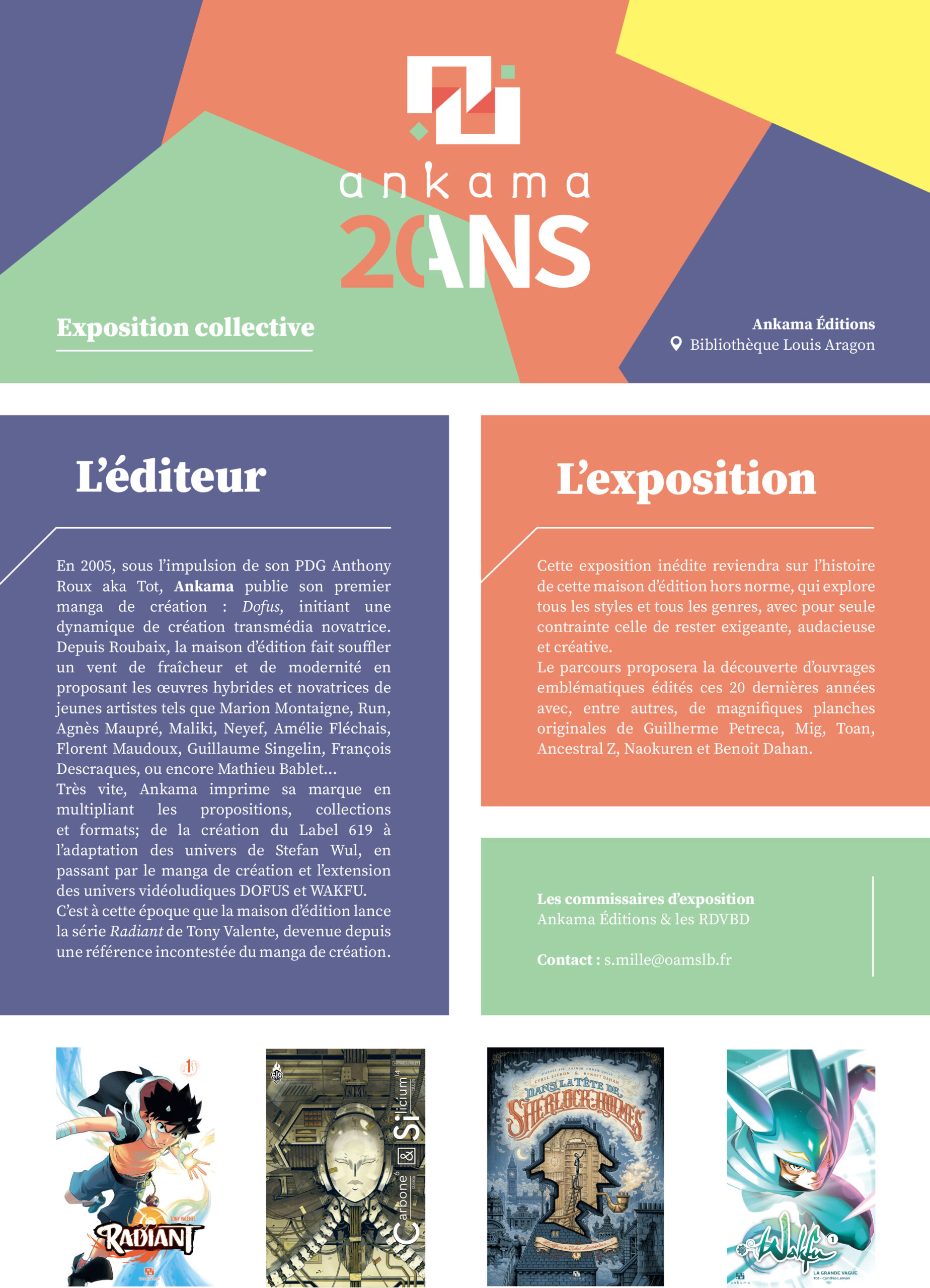 Exposition Ankama 20 ans de création