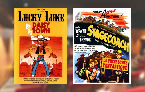 Lucky Luke et le western